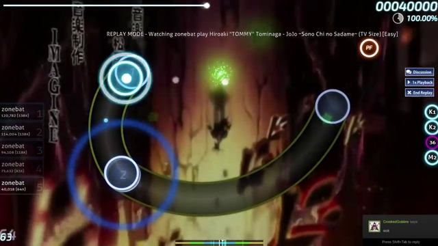 osu! JoJo ~Sono Chi no Sadame~ [Easy] смотреть онлайн
