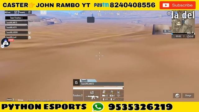 BGMI TOURNAMENT LIVE ! T1/T2/T3 PLAYERS ! ORG. BY?PYTHON ESPORTS ! CASTER?JOHN RAMBO YT смотреть онлайн