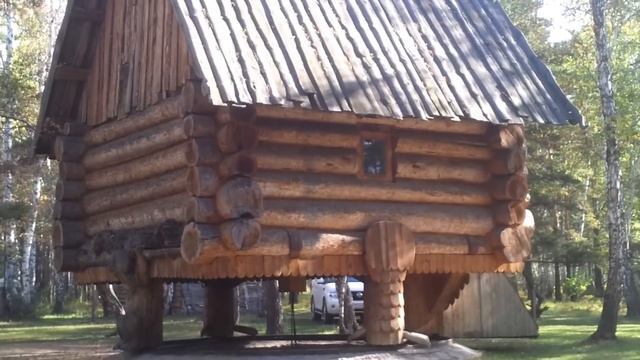 Избушка бабы Яги. Русский дом. Никита колдует. смотреть онлайн