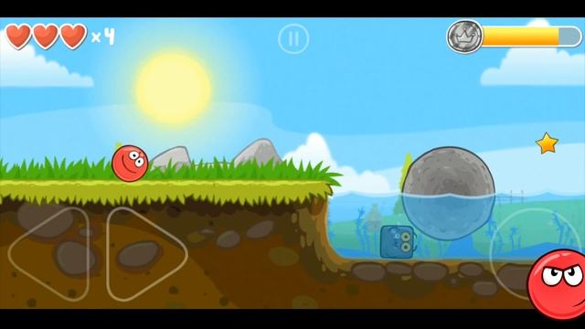 Walkthrough RED BALL 4 level 5 - original games | Прохождение игры Красный Шарик 4 Уровень 5 смотреть онлайн