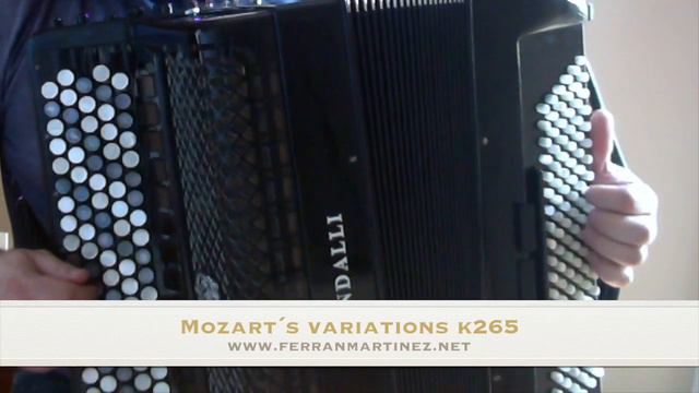 Mozart´s Variations k265 (Ferran Martinez - Accordion bayan) смотреть онлайн