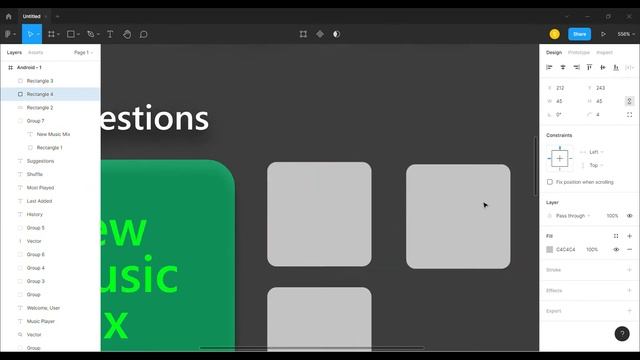 I have designed a Simple Music Player UI using Figma. смотреть онлайн