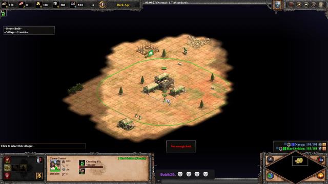 AOE2 DE - 1v1 - Franks vs Slavs 1k7 (Airman aka Nasup) смотреть онлайн
