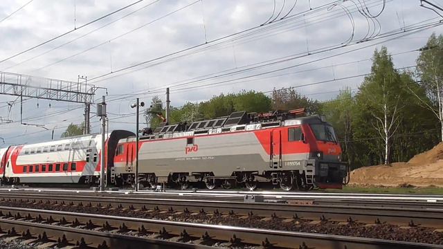 ЭП20-026 с поездом №738Ж Москва-Воронеж смотреть онлайн