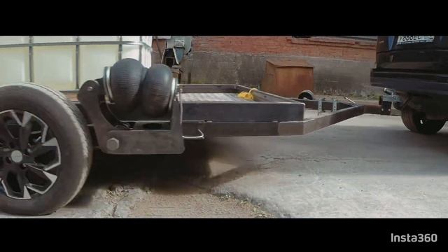 Прицеп на пневмоподвеске PC-750 (ПневмоЛифт) смотреть онлайн
