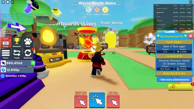 ALL NEW SECRET *SEASON PET* CODES IN ROBLOX CLICKER SIMULATOR! (2022) смотреть онлайн