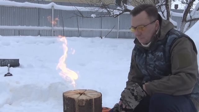 Таежная свеча. Тестируем, готовим пищу. смотреть онлайн
