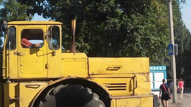 Трактор Кировец К-701. Звук ЯМЗ-240. смотреть онлайн