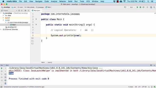 Logical Operator in Java Lecture 22 смотреть онлайн