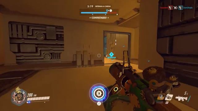 Jogando com minha nova skin do Junkrat - Overwatch смотреть онлайн