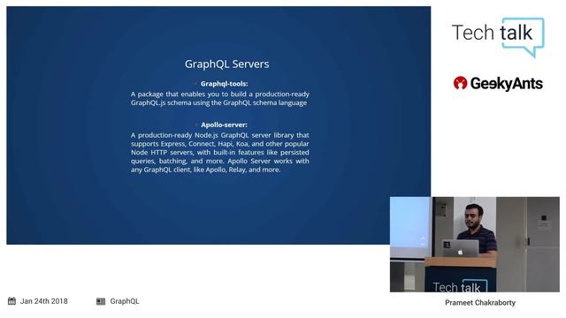 GeekyAnts' Tech Talk on Building A Chat App In GraphQL Using GraphCool смотреть онлайн