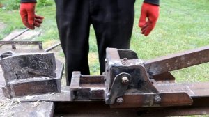Механический ДРОВОКОЛ своими руками/ Mechanical wood splitter with his own hands