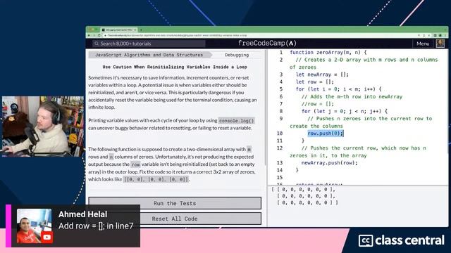 Let’s learn how to debug JS! [Free JS Bootcamp] смотреть онлайн