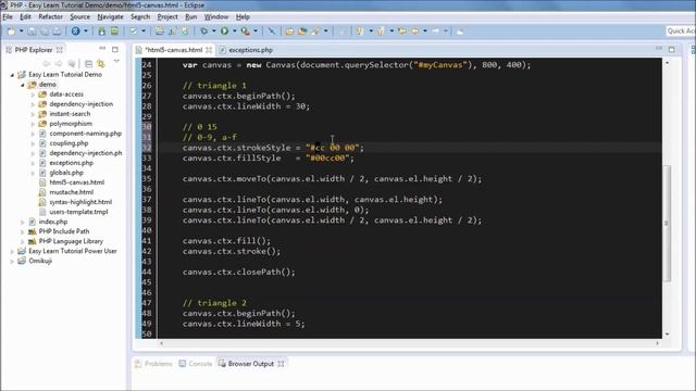 HTML5 Canvas Tutorial: Adding color #5 смотреть онлайн