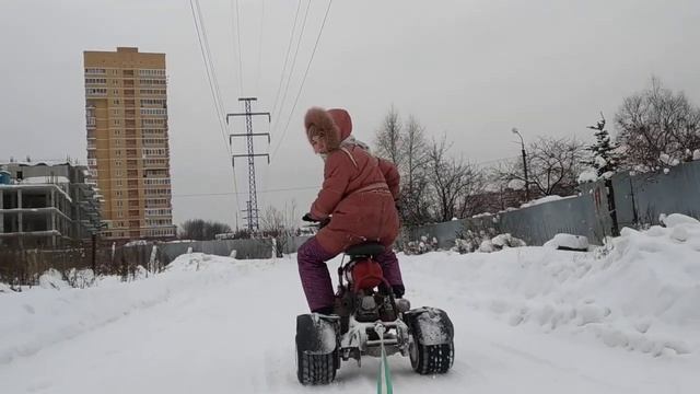 Самодельный трайк с ватрушкой смотреть онлайн