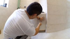 экран на ванну из пеноплэкса и мозайки