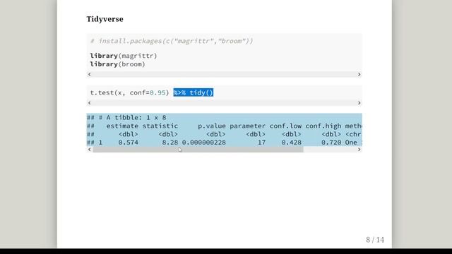 Bootstrap Confidence Intervals using "replicate()" смотреть онлайн