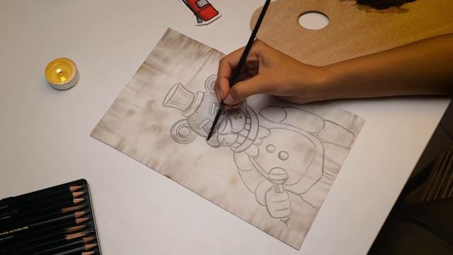 I draw FREDDY with SMOKE смотреть онлайн