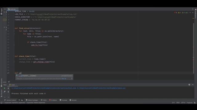 How to find a virus? | easy and short | python | os | scan virus! смотреть онлайн