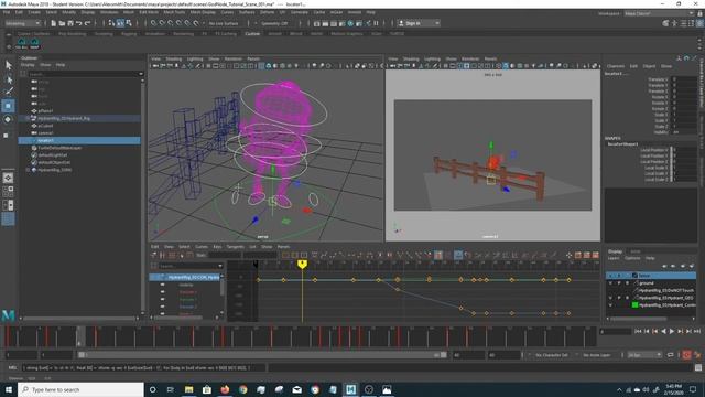(Maya) Remove God Node Animation Tutorial смотреть онлайн