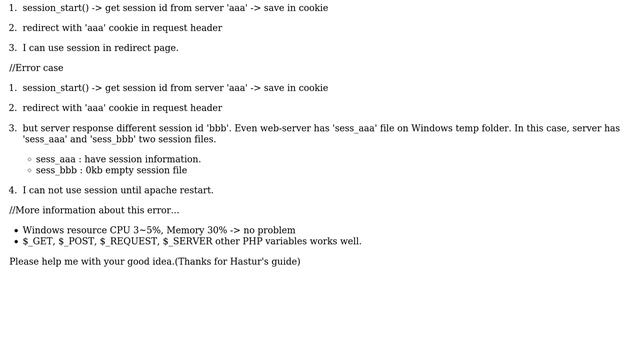 PHP Session lost after redirect (sometimes) смотреть онлайн