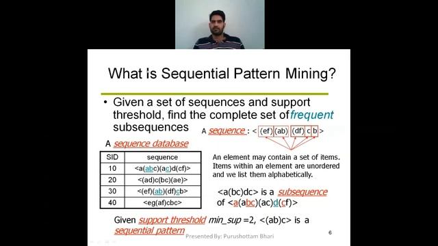 Lec-5: Web Mining: Sequential Pattern Mining-I ||#webmining ||#pattern ||#mining смотреть онлайн