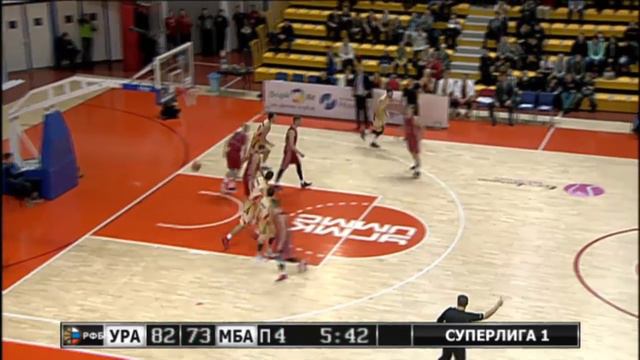 Алексей Островский ставит сверху в матче с МБА (99:86) смотреть онлайн