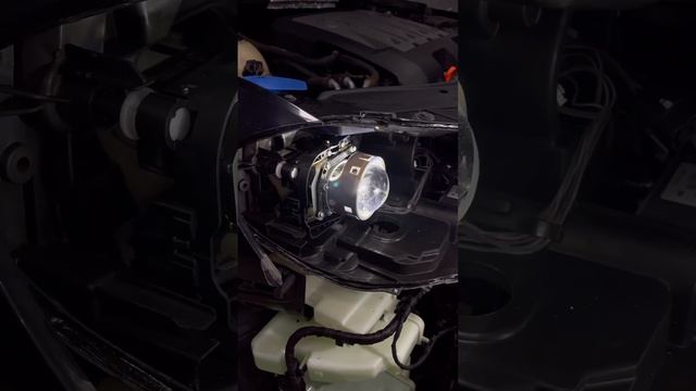 Ремонт фары Volkswagen Passat B7. Замена линз на Bi Led. Улучшение света. смотреть онлайн