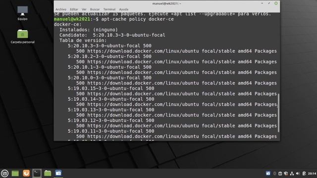 Video 7.- Instalación de Docker en Linux Mint. смотреть онлайн