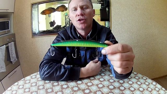 MEGABASS X 140. Краткий обзор .Шикарного воблера. смотреть онлайн