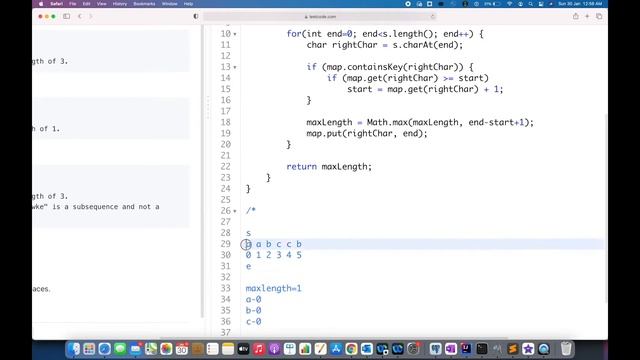 Sliding Window 4 - Medium - Longest Substring Without Repeating Characters - JAVA смотреть онлайн