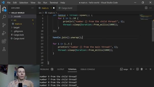 Multithreading. Cuncurrency. Rust Lang смотреть онлайн