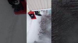 Удар по снегу- мотоблок с ВОМ+снегоуборочная приставка