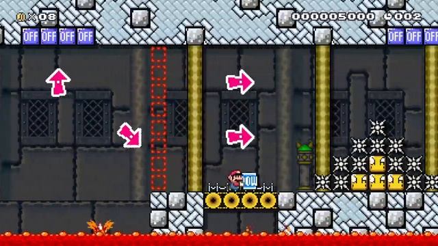 Super Mario Maker 2 20 sec run POW & On/Off Block смотреть онлайн