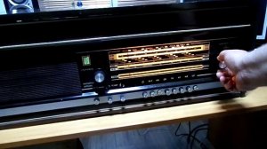 Урал-112 ламповая радиола с FM диапазоном