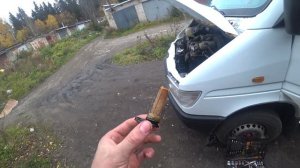 Воздух в топливных трубках ОМ 601 Спринтер 208Д