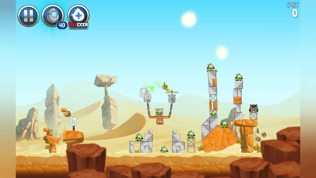 Angry Birds Star Wars II #2 (Татуин и птичье божество). смотреть онлайн