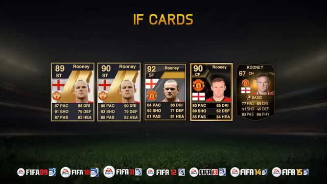 EVERY WAYNE ROONEY CARD ON FIFA ULTIMATE TEAM!