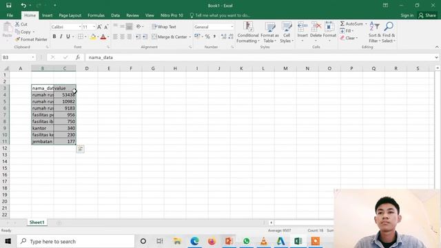 MEMBUAT GRAFIK SESUAI DATA EXCEL 2016 | MID SEMESTER STATISTIK DAN PROBABILITAS