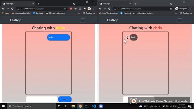 chatapp using django || chatapp using django without channel смотреть онлайн