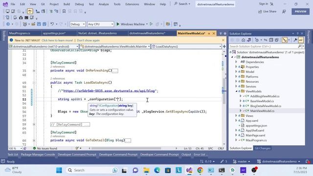 .Net Maui | App Configuration Settings | appsettings смотреть онлайн