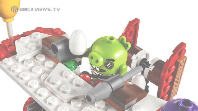 LEGO 75822 The Angry Birds Movie Piggy Plane Attack смотреть онлайн