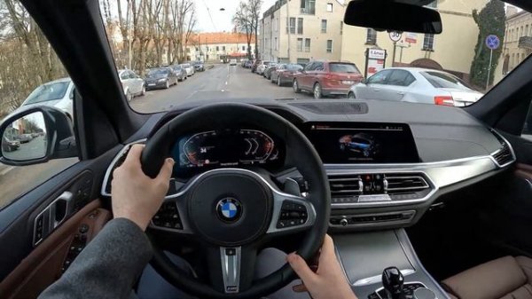 2022 BMW X5 xDrive30d 286HP | POV Test Drive | Fuel consumption info