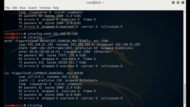 How to configure Network Adapter in Kali Linux using Command Line Interface (CLI) смотреть онлайн
