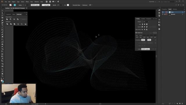 Photoshop/Illustrator Tutorial: Particle Wave Effect смотреть онлайн