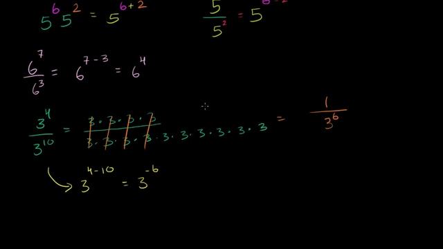 Деление на степени