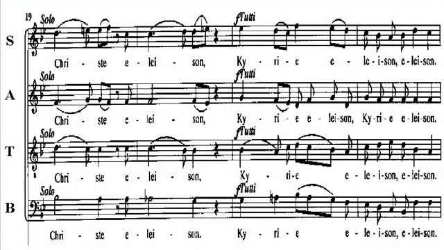 All-Parts Mozart KV275-1 Missa Brevis - Kyrie смотреть онлайн