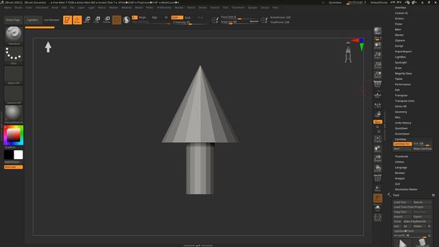 1. ZBrush 2020. Thumbnail & CamView | Уроки на русском смотреть онлайн