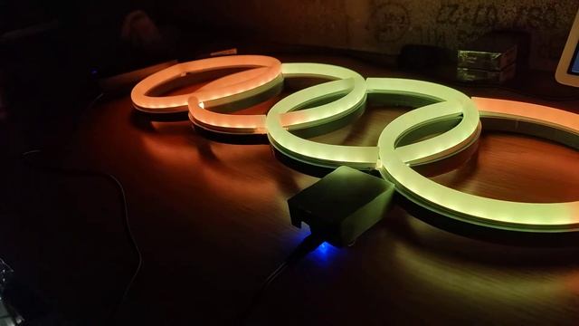Neon LED - Logo Audi смотреть онлайн