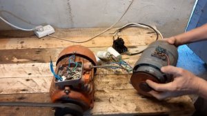 Генератор из электродвигателя 220 - 380 в.